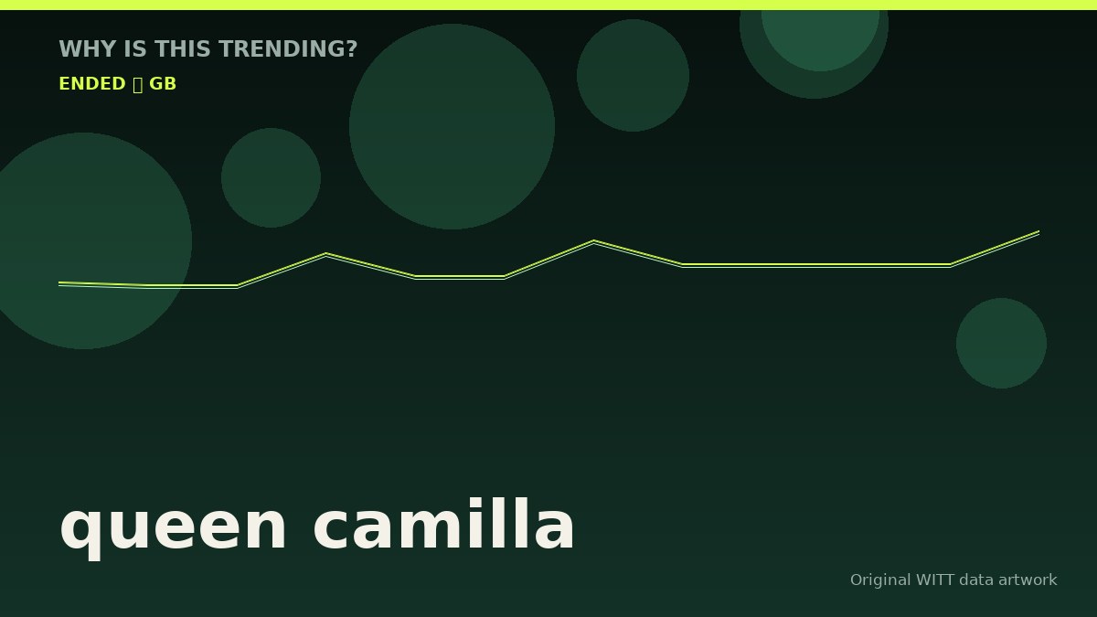 queen camilla original attention timeline illustration