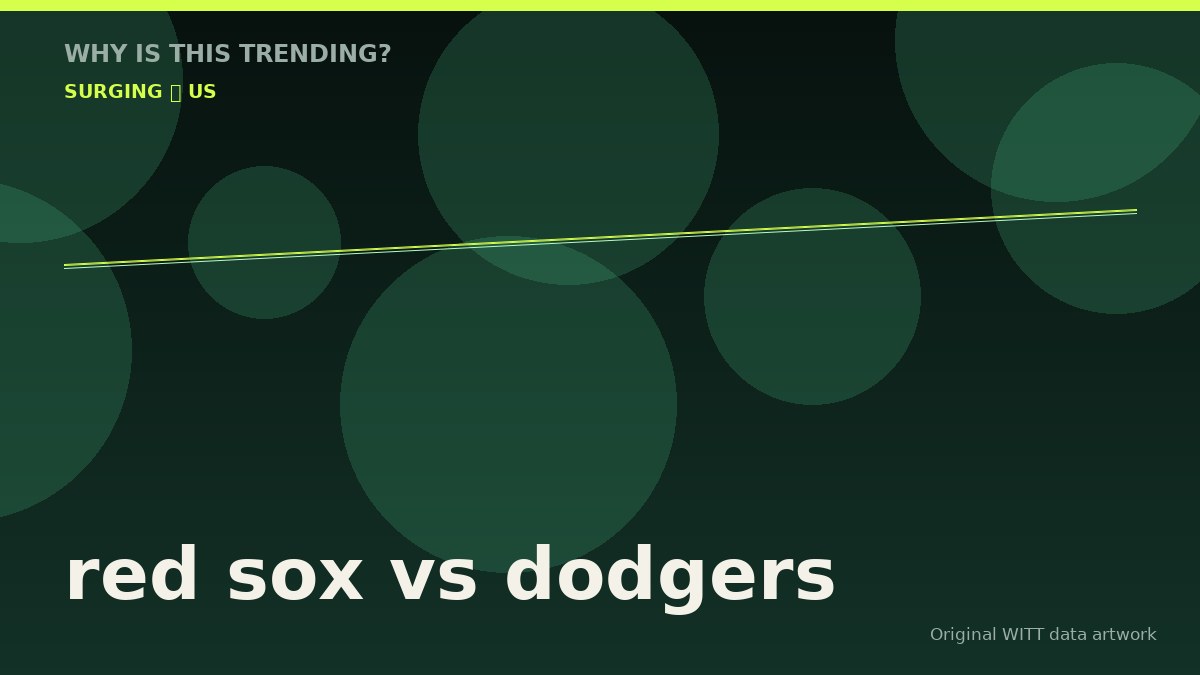 red sox vs dodgers original attention timeline illustration
