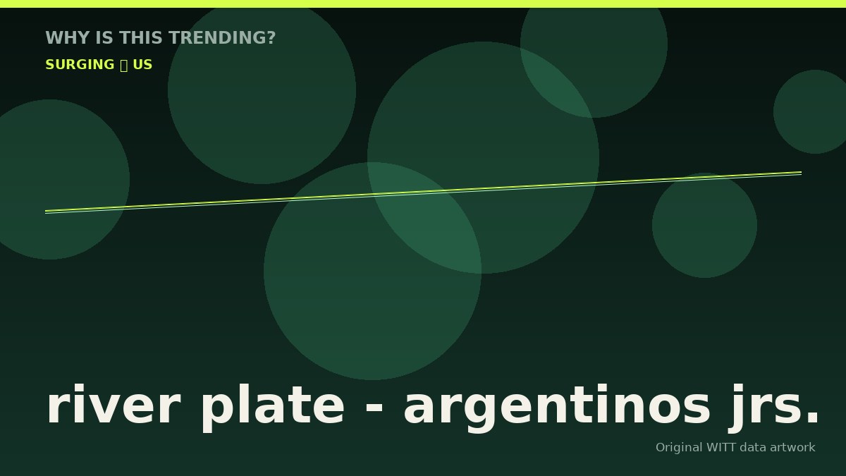 river plate - argentinos jrs. original attention timeline illustration