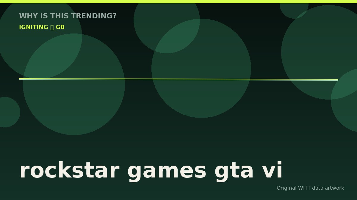 rockstar games gta vi original attention timeline illustration