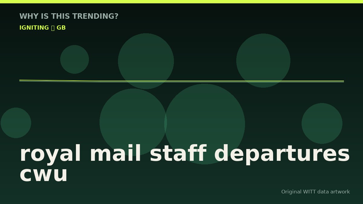 royal mail staff departures cwu original attention timeline illustration