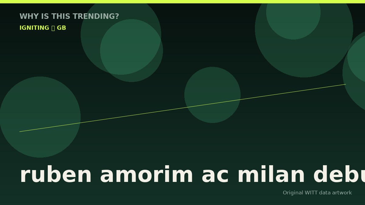 ruben amorim ac milan debut original attention timeline illustration