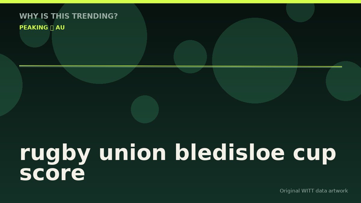 rugby union bledisloe cup score original attention timeline illustration