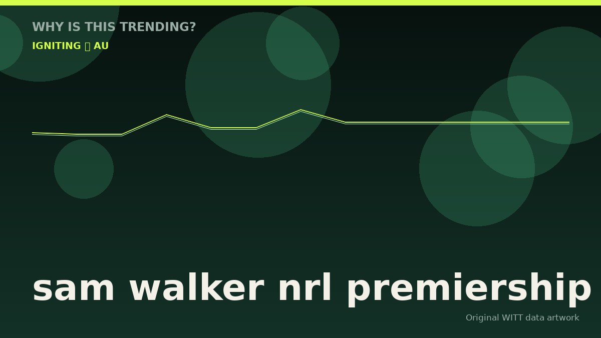 sam walker nrl premiership original attention timeline illustration