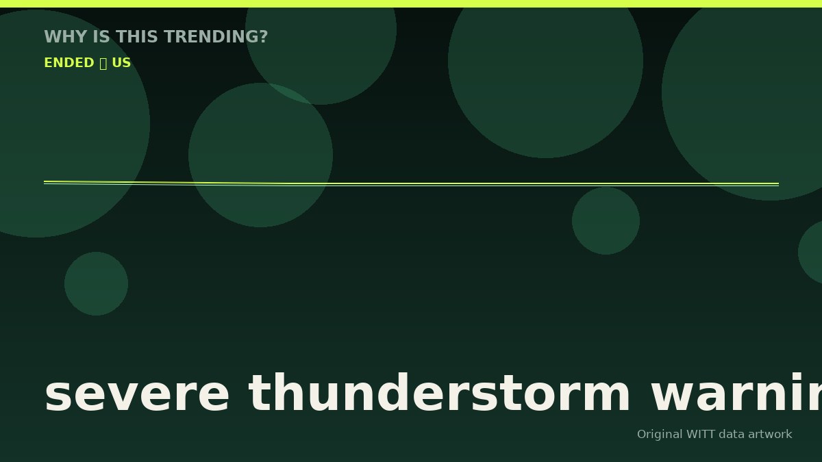 severe thunderstorm warning original attention timeline illustration