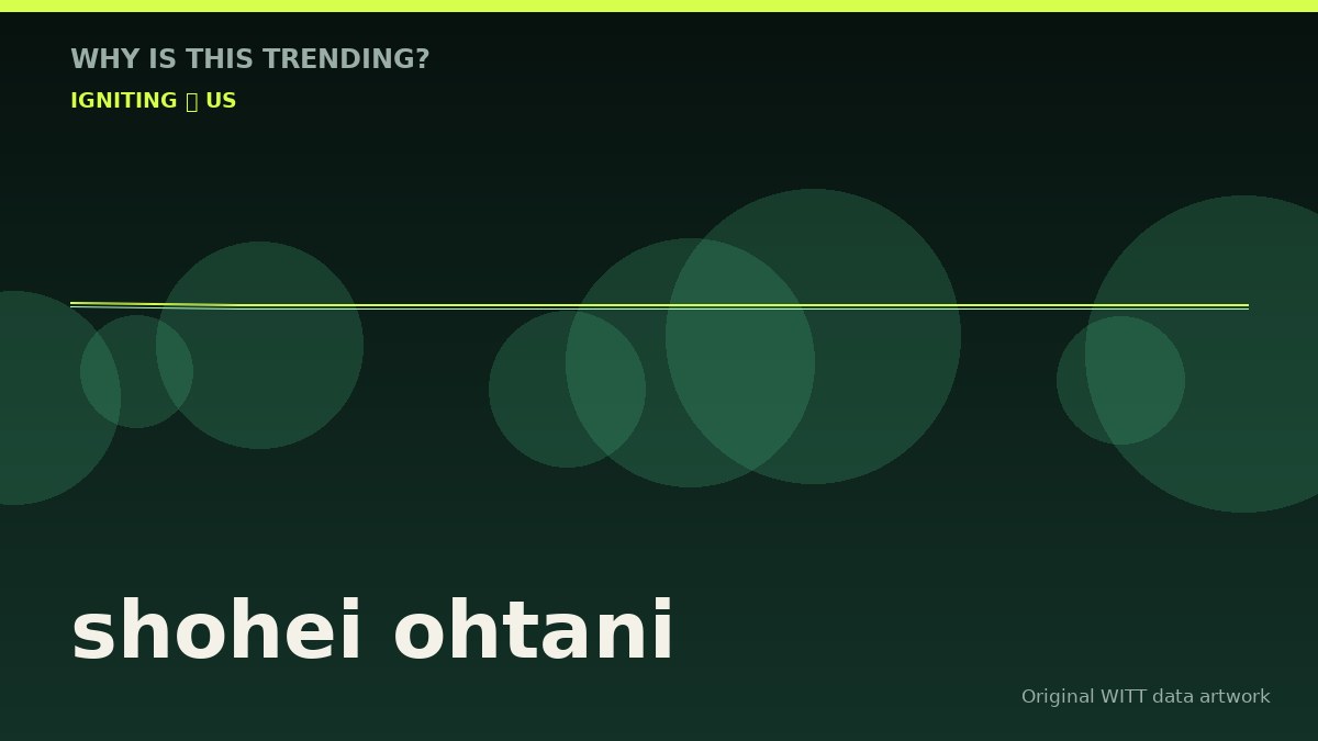 shohei ohtani original attention timeline illustration