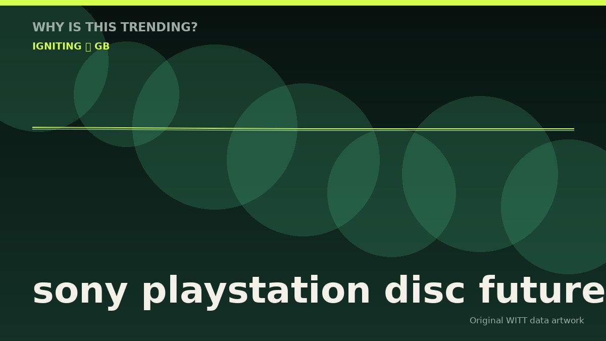 sony playstation disc future original attention timeline illustration