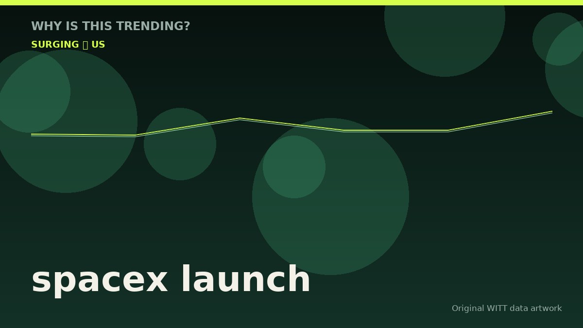 spacex launch original attention timeline illustration