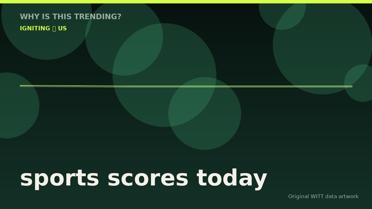 sports scores today original attention timeline illustration