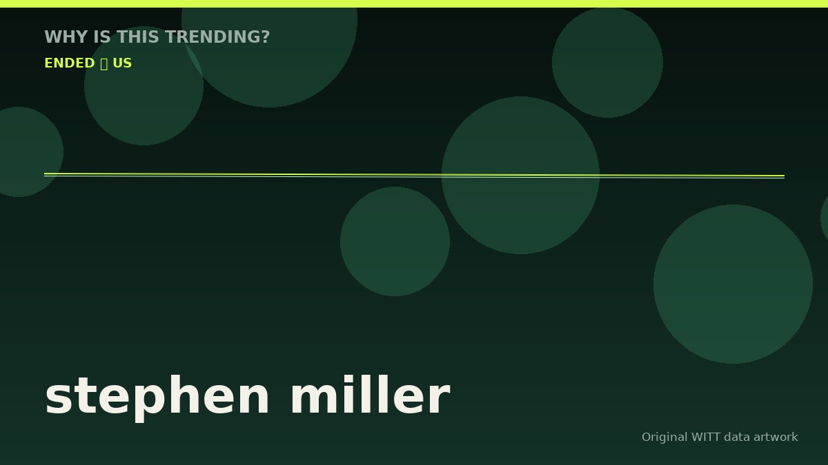 stephen miller original attention timeline illustration