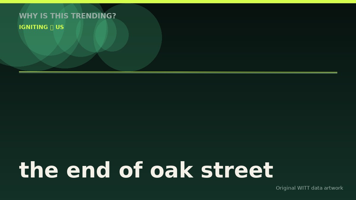 the end of oak street original attention timeline illustration