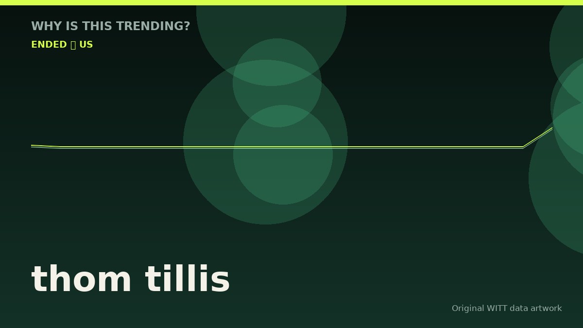 thom tillis original attention timeline illustration