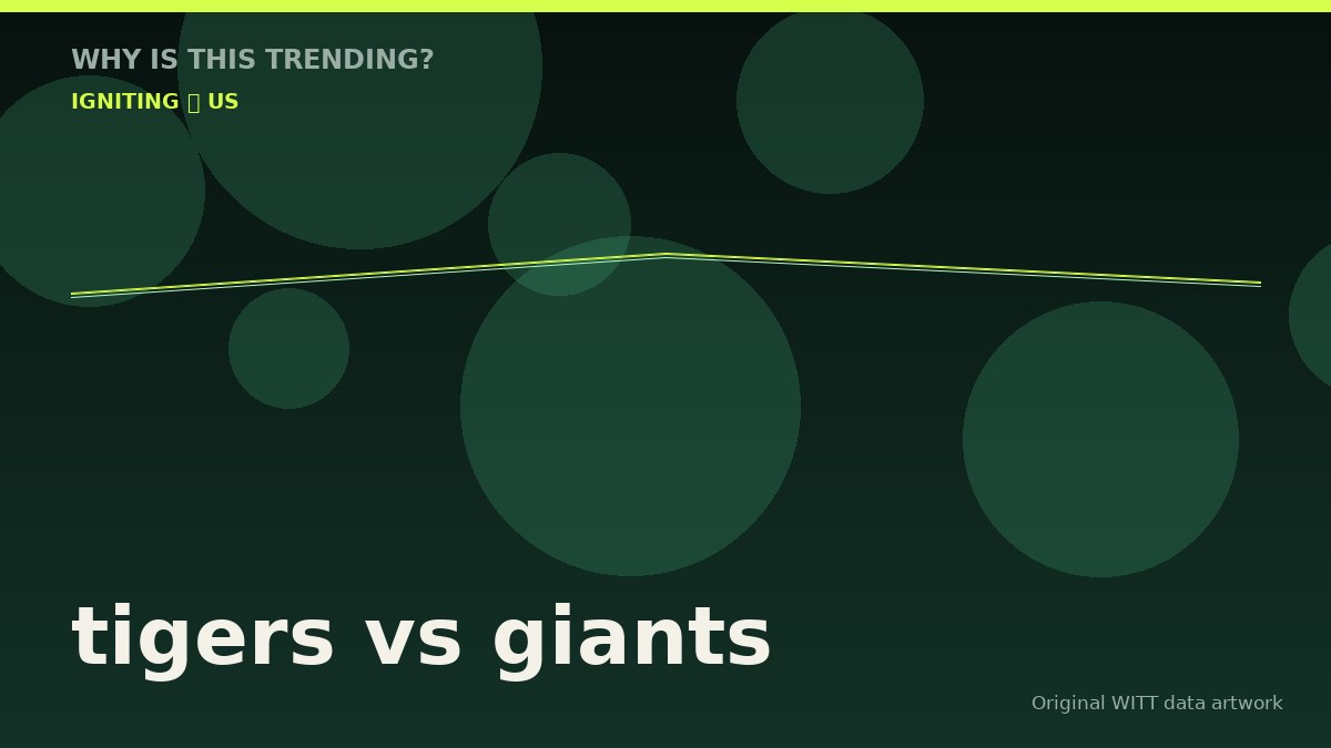 tigers vs giants original attention timeline illustration