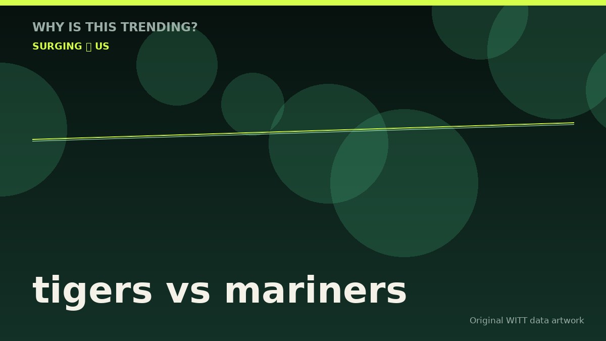 tigers vs mariners original attention timeline illustration