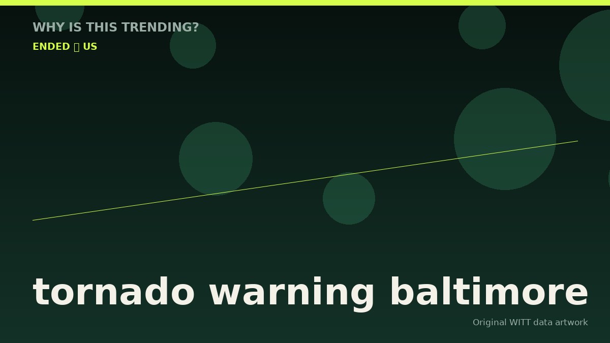 tornado warning baltimore original attention timeline illustration