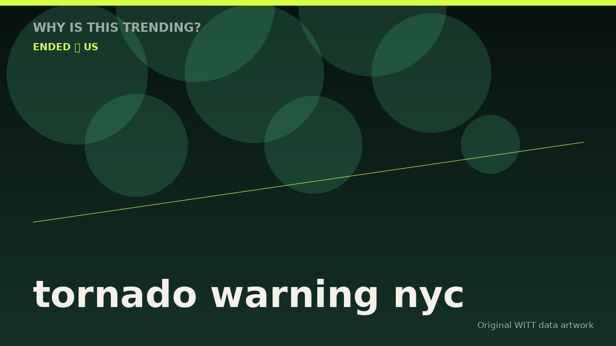 tornado warning nyc original attention timeline illustration