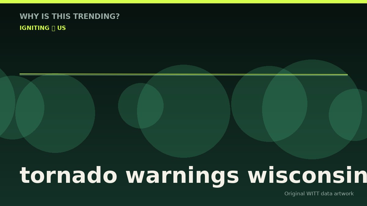 tornado warnings wisconsin original attention timeline illustration
