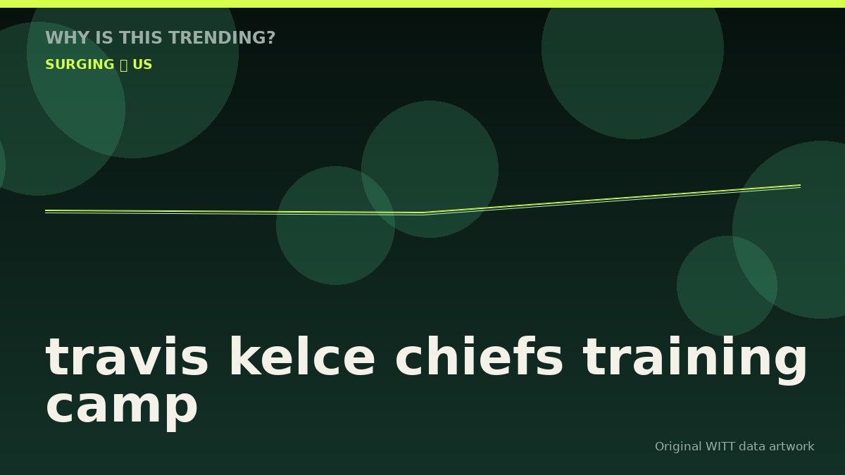 travis kelce chiefs training camp original attention timeline illustration