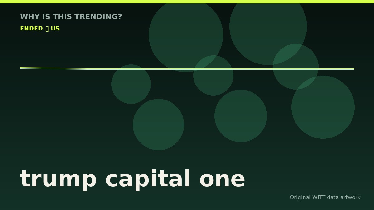trump capital one original attention timeline illustration