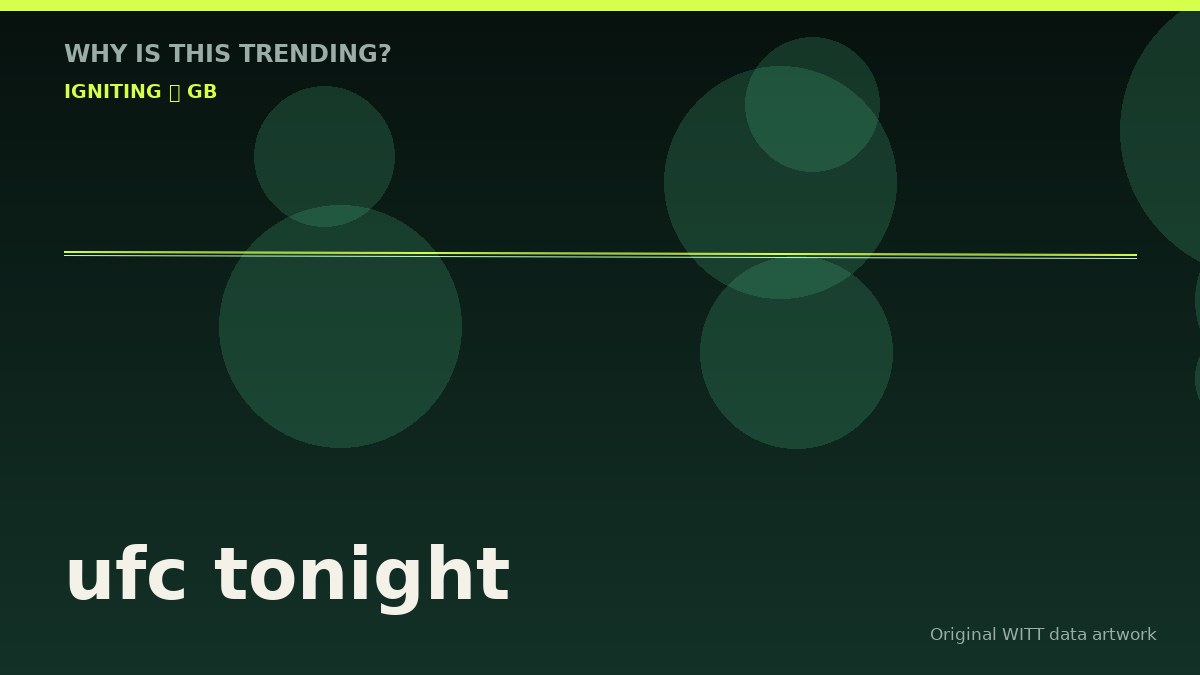 ufc tonight original attention timeline illustration