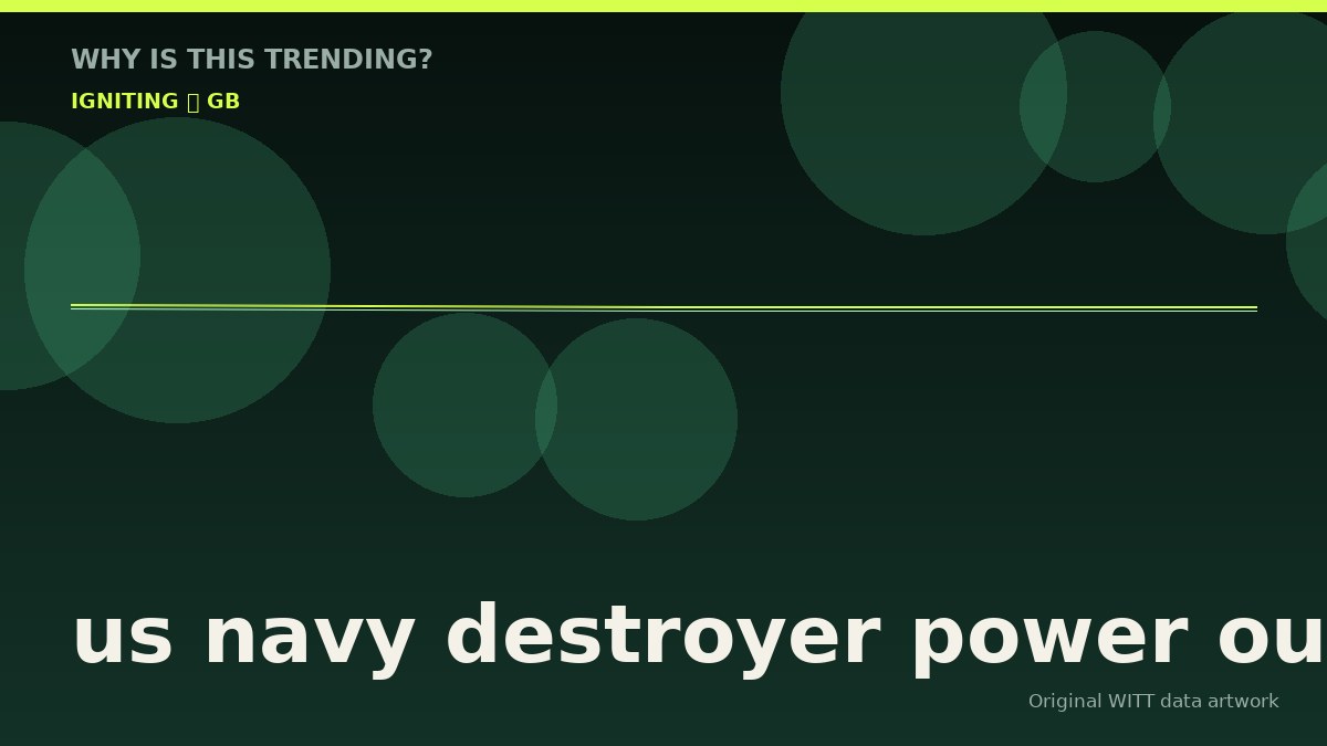 us navy destroyer power outage original attention timeline illustration