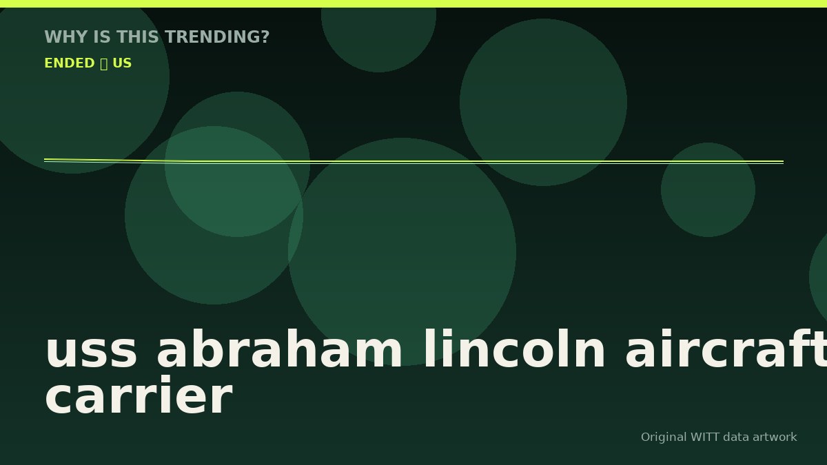 uss abraham lincoln aircraft carrier original attention timeline illustration