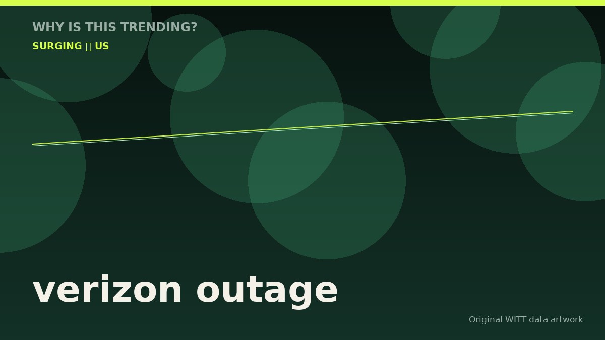 verizon outage original attention timeline illustration