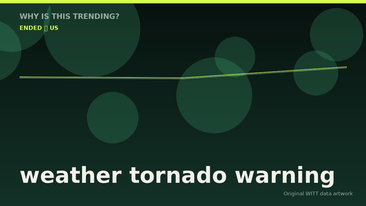 weather tornado warning original attention timeline illustration