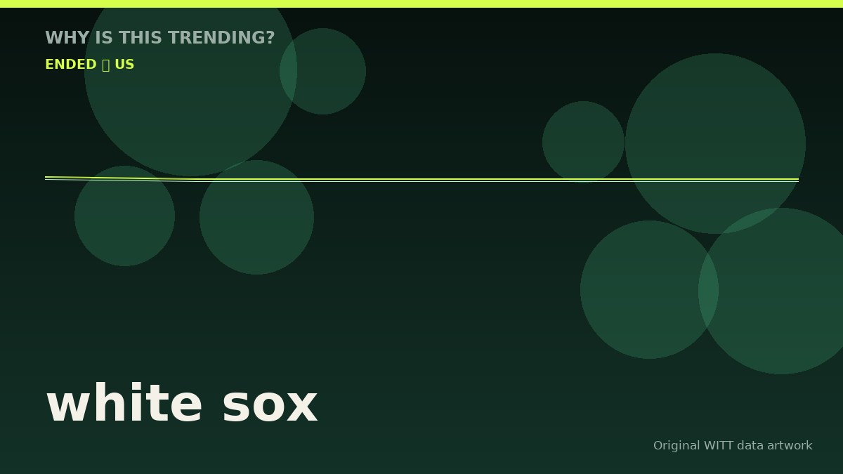 white sox original attention timeline illustration