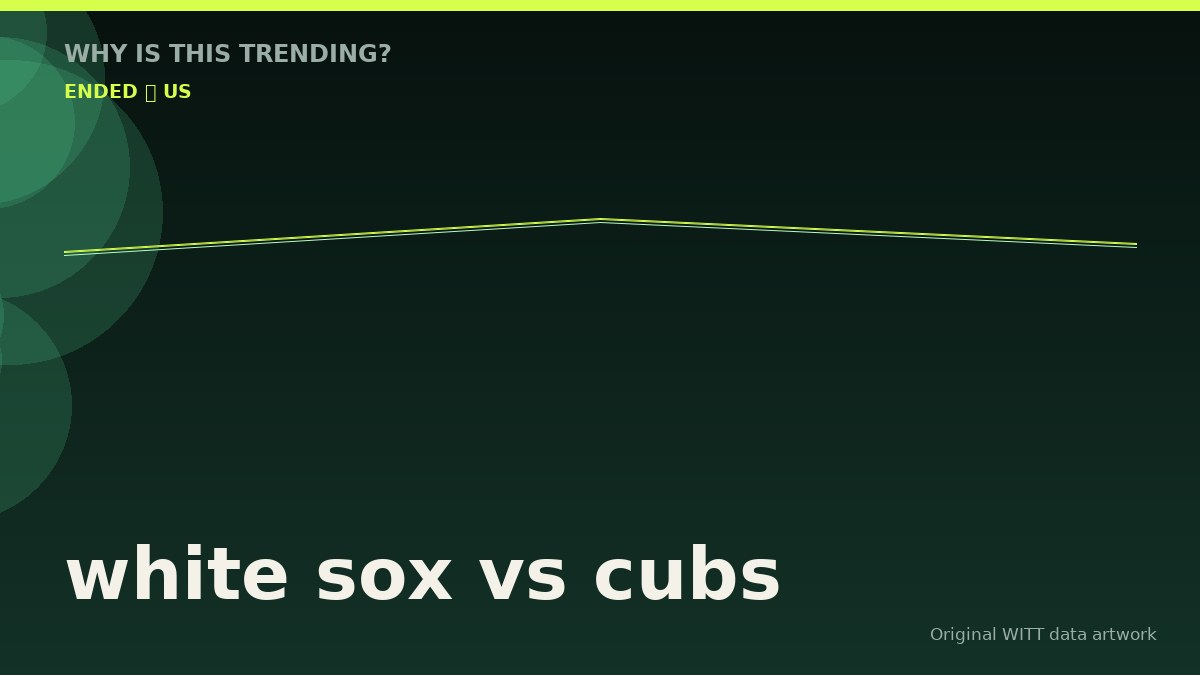 white sox vs cubs original attention timeline illustration