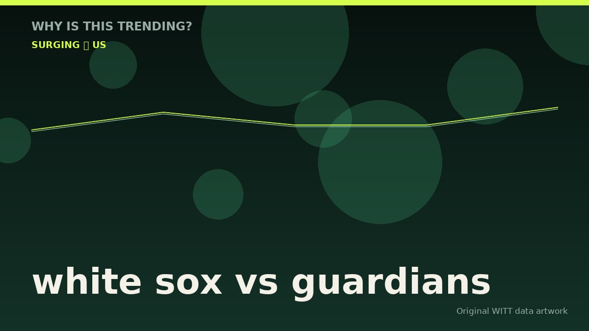 white sox vs guardians original attention timeline illustration