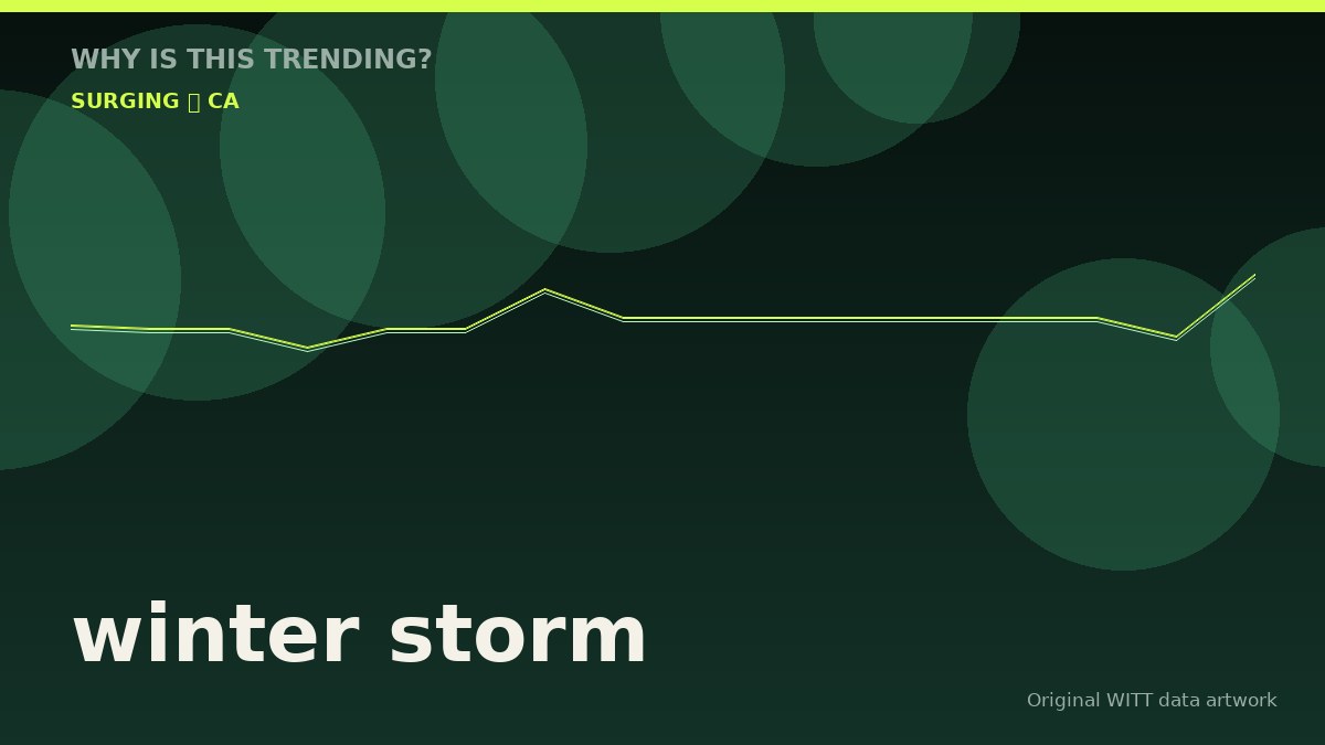 winter storm original attention timeline illustration