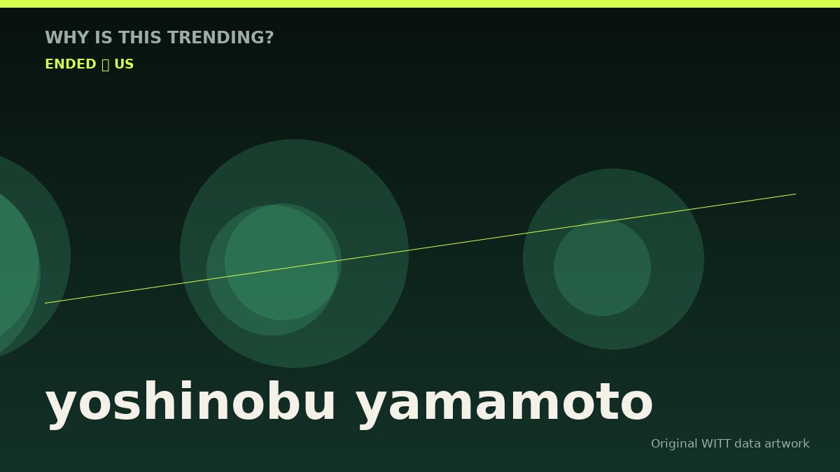 yoshinobu yamamoto original attention timeline illustration