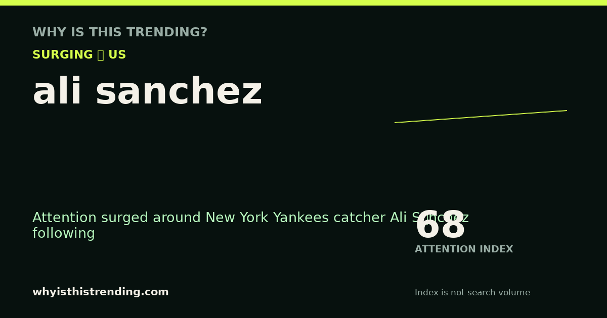 ali sanchez attention trend card