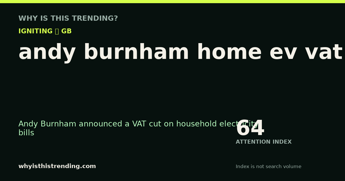 andy burnham home ev vat attention trend card