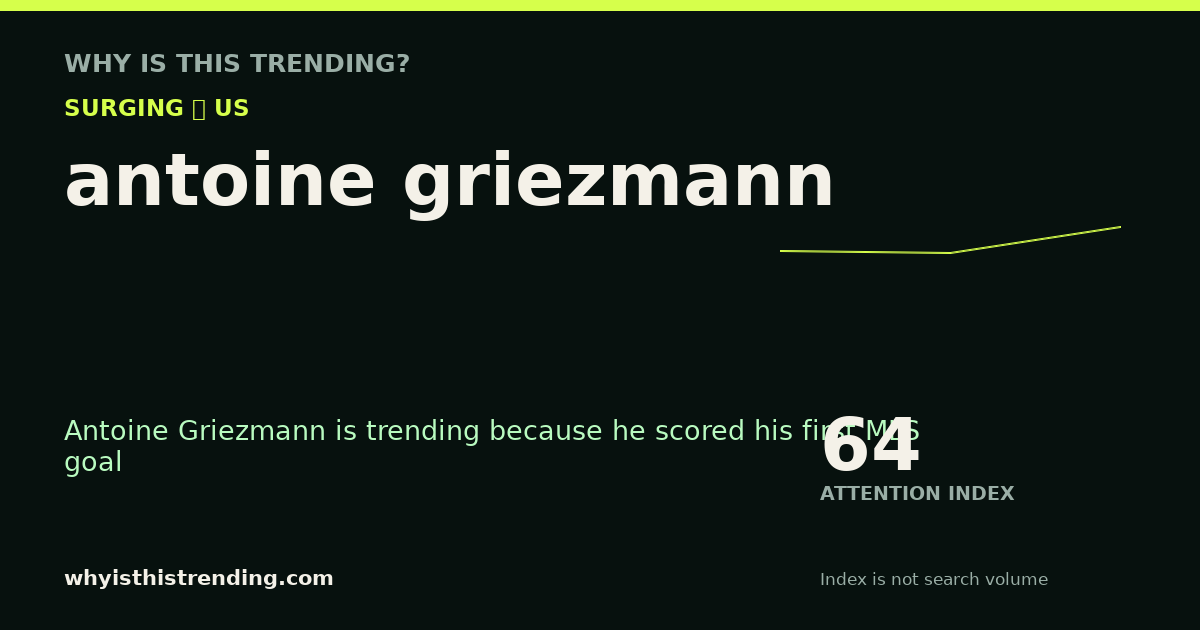 antoine griezmann attention trend card