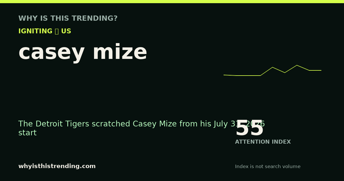 casey mize attention trend card
