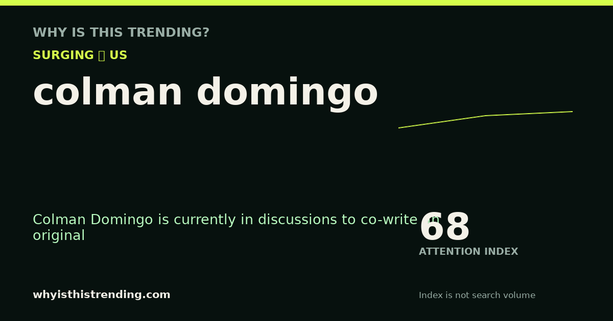 colman domingo attention trend card