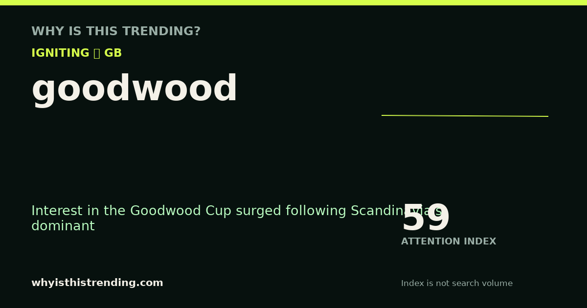 goodwood attention trend card