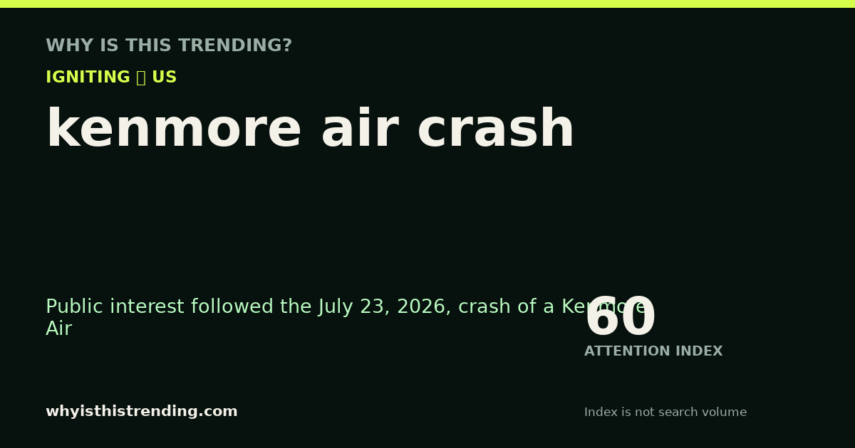 kenmore air crash attention trend card