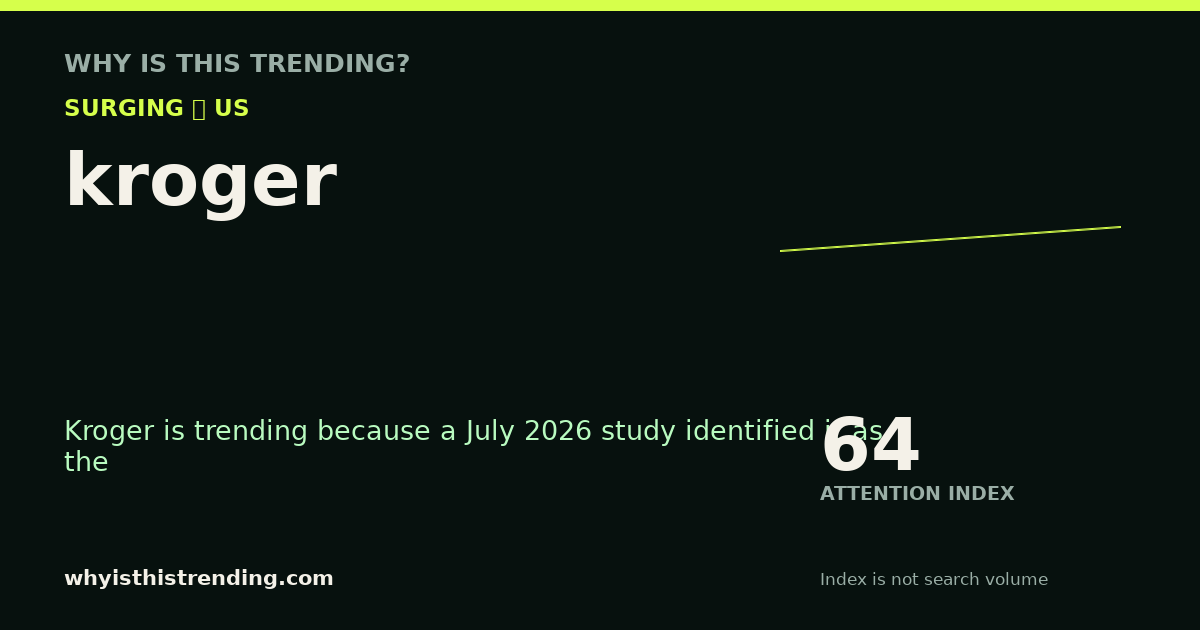kroger attention trend card