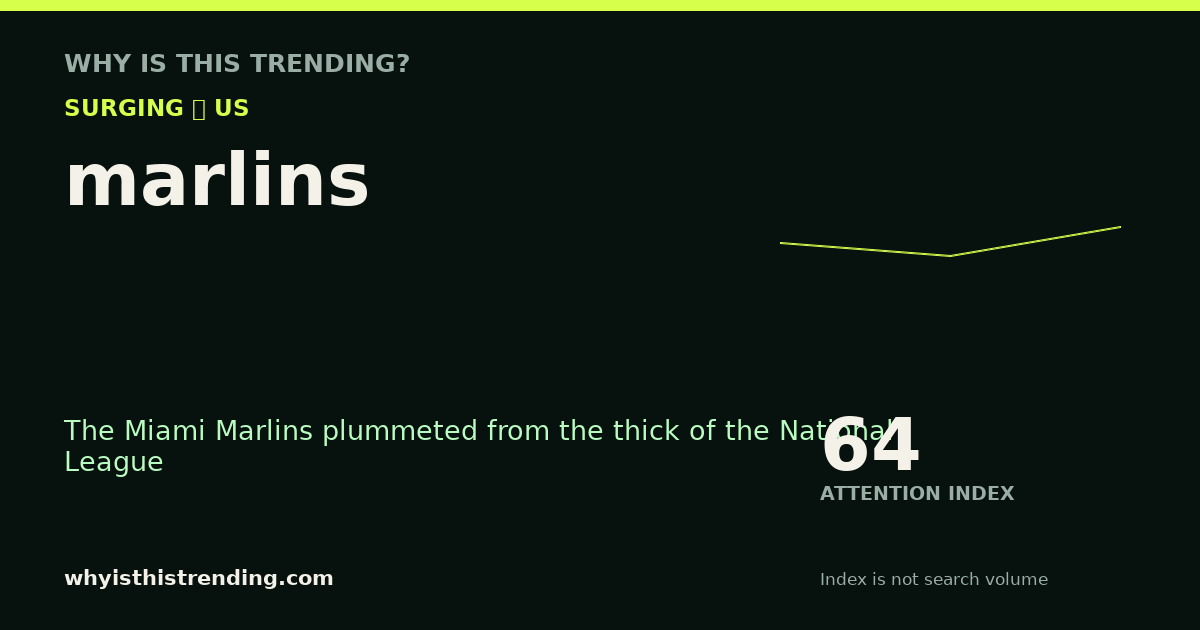 marlins attention trend card