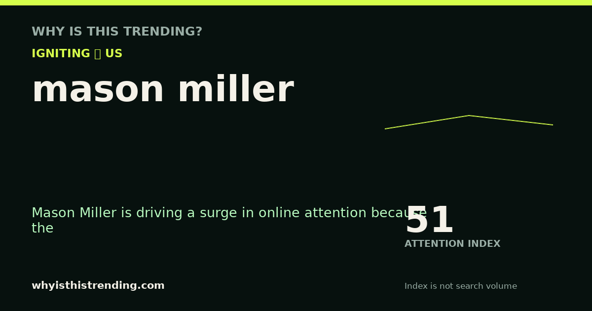 mason miller attention trend card
