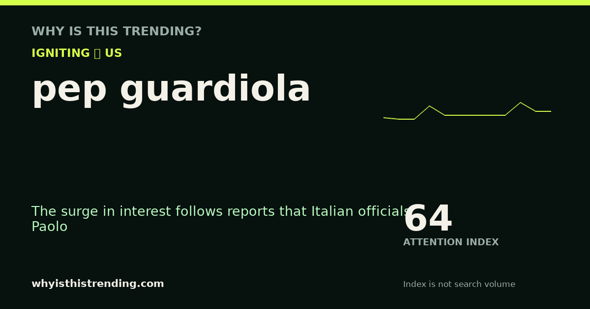 pep guardiola attention trend card
