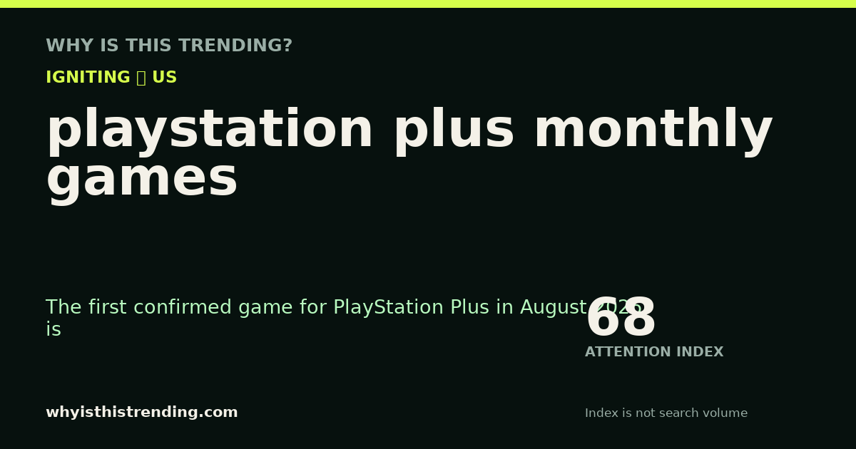 playstation plus monthly games attention trend card