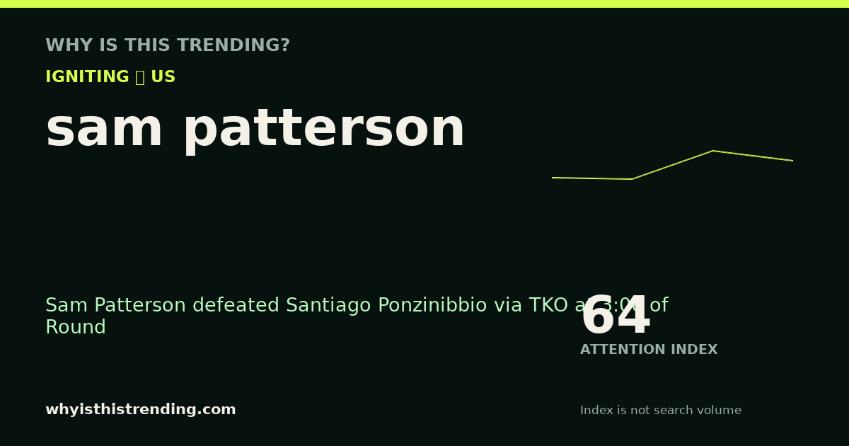 sam patterson attention trend card