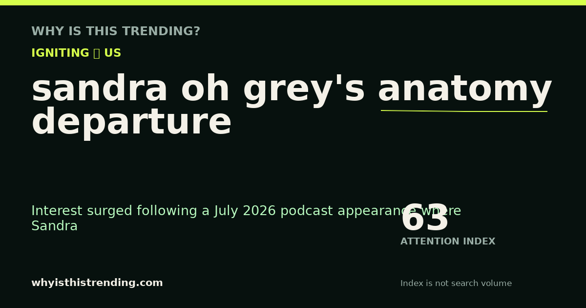 sandra oh grey's anatomy departure attention trend card
