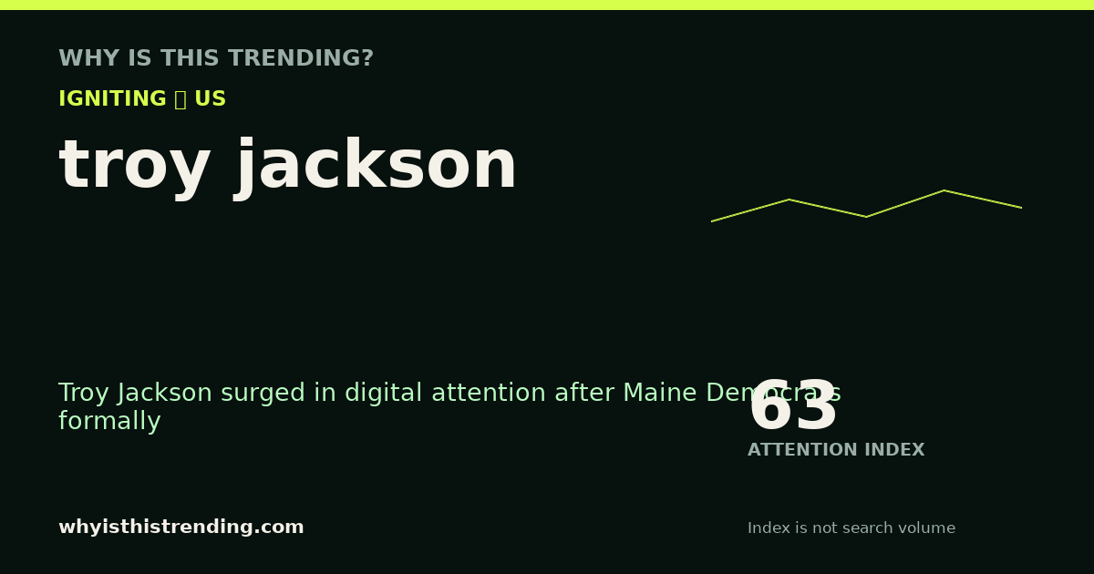 troy jackson attention trend card